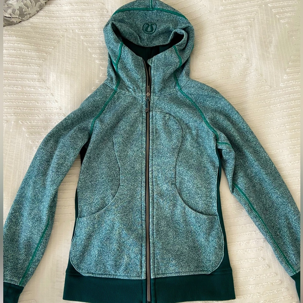 lululemon athletica Seafoam Green Full-Zip Hoodie